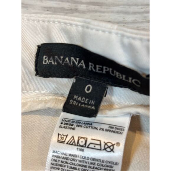 Banana Republic pink and cream utility pants size 0 - Picture 9 of 15